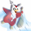 Delibird attacks with icy wind