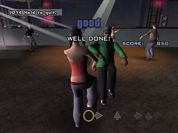 Screenshot of CJ dancing with his date